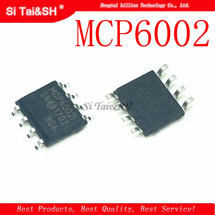 10 unids/lote MCP6002T-I/SN MCP6002 carcasa impermeable