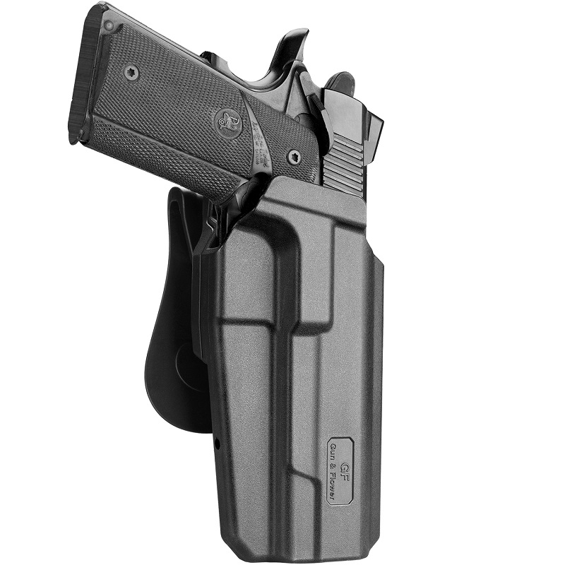 Étui adapté à Colt1911 /Elite Force 1911/Springfield1911/Taurus1911/ Kimber / Rock Island Armory/étui OWB en polymère à libération du pouce