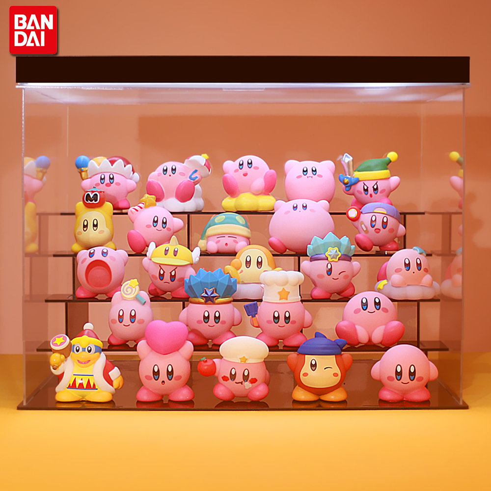 8 Teile/satz Spiele Star Kirby Anime Figur Nette Cartoon Rosa Kirby Mini Figur Dekorative Sammlung Spielzeug Für kinder Geschenke