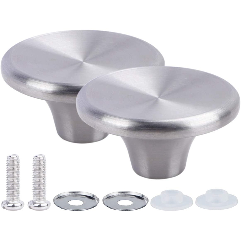 2PCS Dutch Ofen Knob, edelstahl Topf Deckel Ersatz Knopf für Le Creuset/für Aldi/für Lodge, Knopf Topf Deckel Griff
