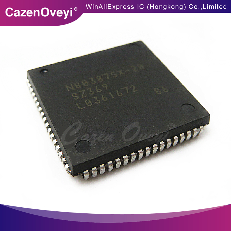 387SX N80387SX-25, 1 unidad, PLCC-68