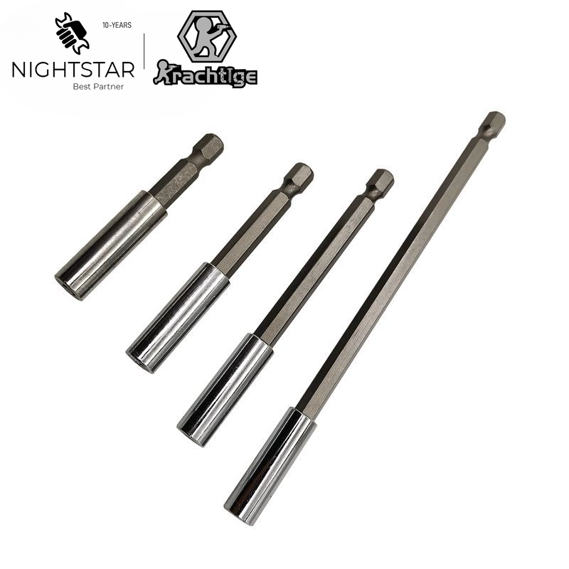 Magnetic Bit Extension Holder Quick Change 1/4" Hex Shank Screw Bit Holder Screwdriver Bit Holder 60mm 75mm 100mm 150mm