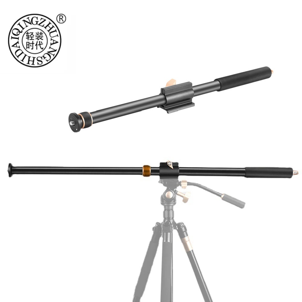 QZSD AK90 Uniwersalne przedłużenie statywu Ramię wysięgnika Przedłużacz ze stopu aluminium Pozioma kolumna środkowa 52-93 cm do statywu Obciążenie 10 KG