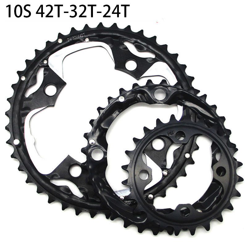 MTB 22/24/26/28/32/36/38/42/44T tarcza rowerowa koło łańcuchowe do mechanizmu korbowego Shimano Sram 64/104BCD rower podwójna/potrójna zębatka
