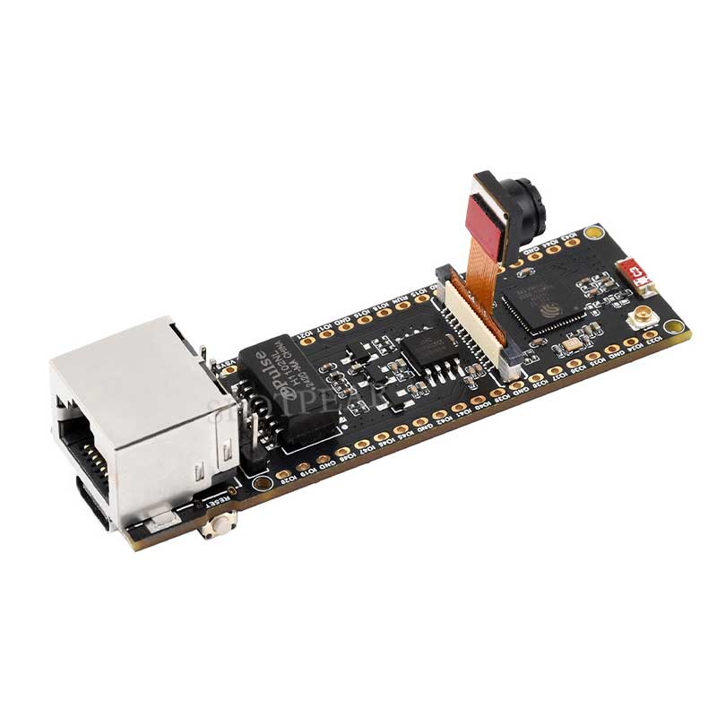ESP32-S3 PoE RJ45 / OV2640 OV5640 Плата разработки камеры / W5500 / Micro-SD, совместимая с Raspberry Pi