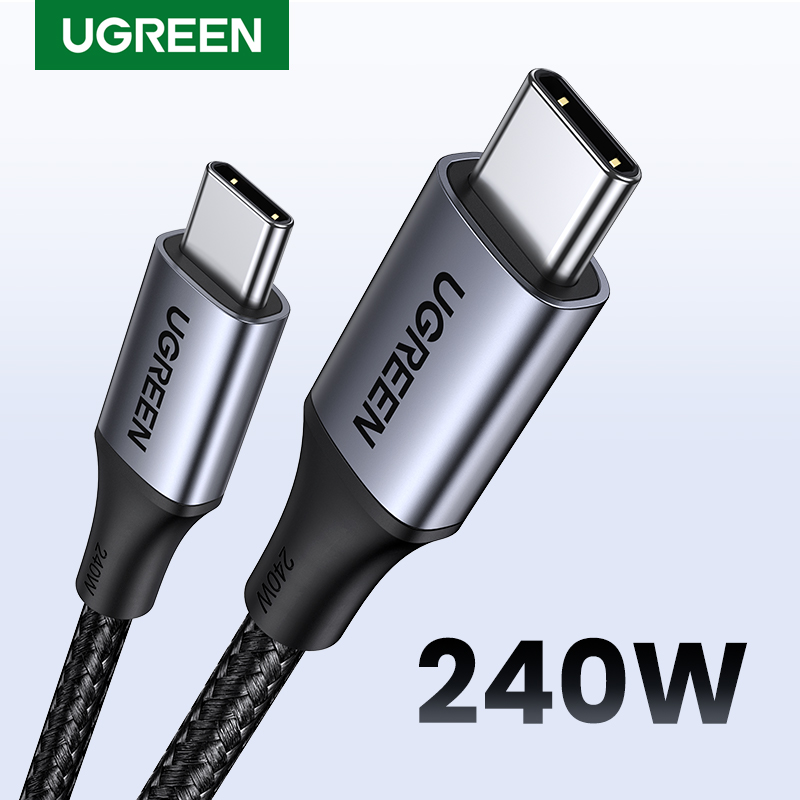 UGREEN-Cable USB tipo C de 240W, Cable de alimentación PD3.1 para PS5, Nintendo Switch 5A, supercarga, 5A, para iPhone 15, Samsung S23