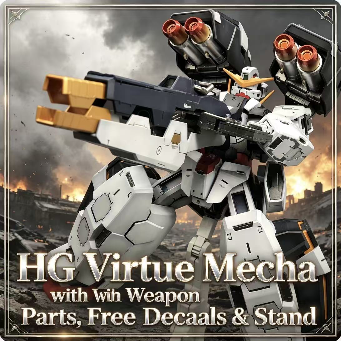 00-06 HG 1/144 โมเดลประกอบ, วิร์ทู เมชาพร้อมอุปกรณ์เสริม, ฟิกเกอร์สะสม, ของขวัญและของตกแต่งสำหรับเด็กผู้ชาย, ของขวัญวันหยุด