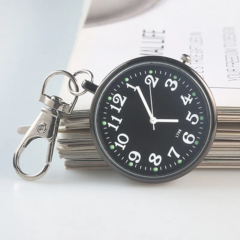 Neue Taschenuhr Schlüsselanhänger Fernbedienung Uhr mit Batterie Student Arzt medizinische Vintage Uhr