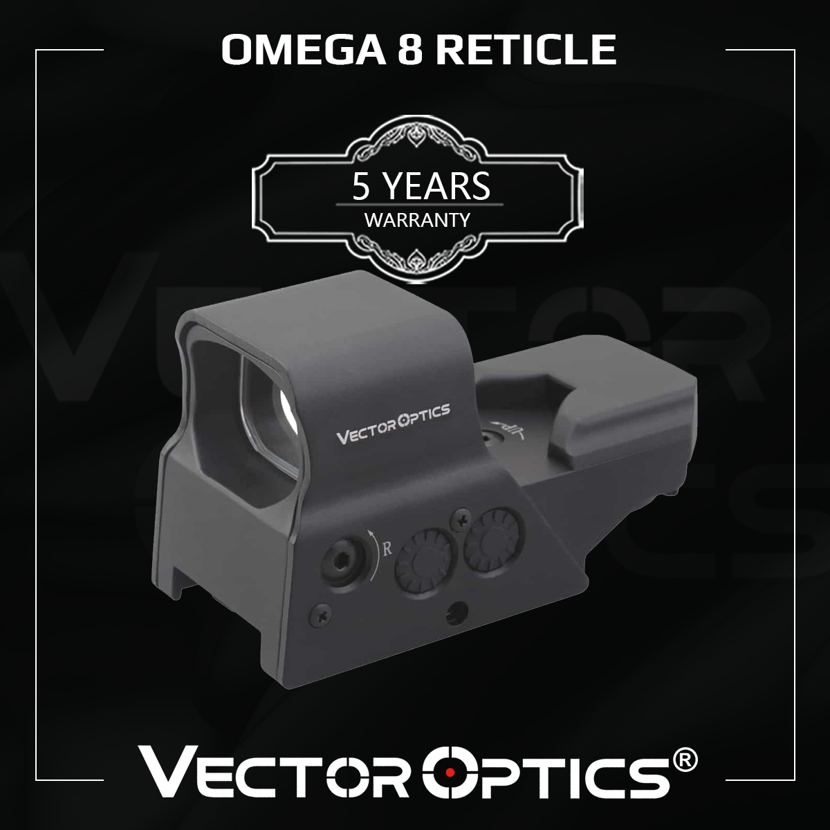 Vector Quang Học Omega 1x Chiến Thuật Phản Xạ 8 Mặt Tỳ Hưu Đỏ Chấm Phạm Vi Tầm Nhìn Hoa Kỳ Thiết Kế Trong Cao Cấp Chất Lượng Phù Hợp Với. 223 AK74 12ga
