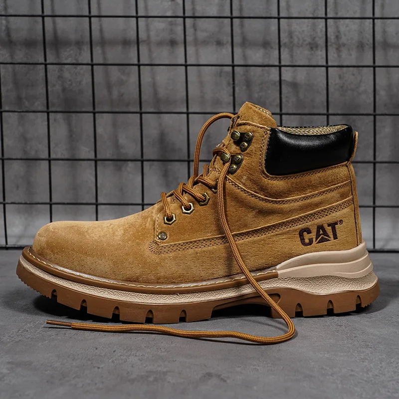 Botas de nieve de invierno para hombre, zapatos clásicos de alta calidad para senderismo al aire libre, antideslizantes, suela gruesa, prácticos, superventas