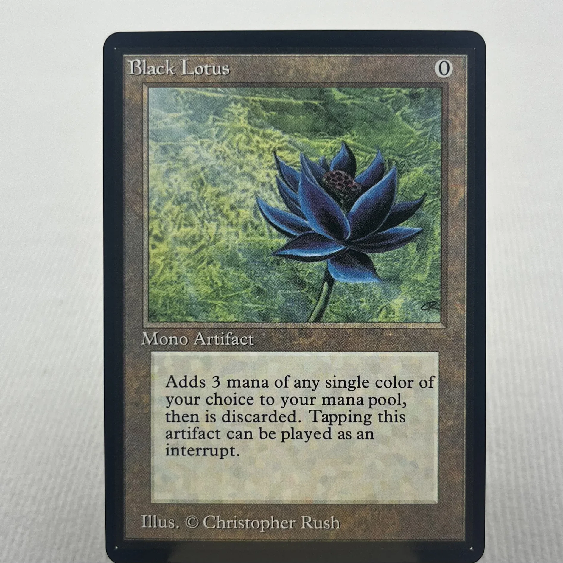 Beta NORMAL2-I02 Карты Tcg прокси волшебный черный лотос Ледяной гроз kudzu Başowar Эльфы Натуральный выбор сбора роста