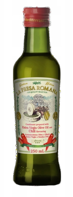 Extra vergine Chili öl 250ml-la presa romana