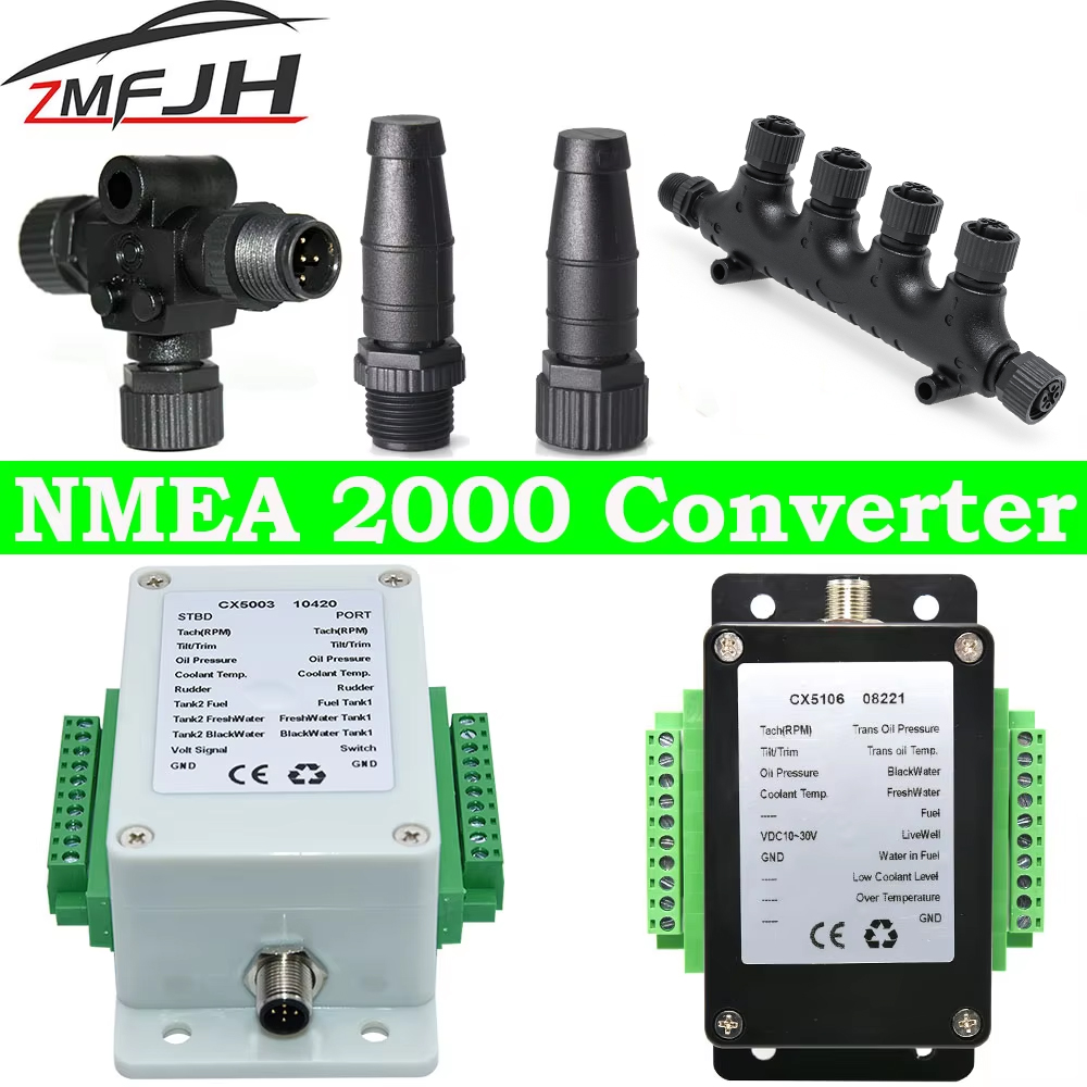 НОВЫЙ многофункциональный преобразователь NMEA 2000, одинарный/двойной преобразователь N2K до 13-18 датчиков сигнала для лодок, яхт, морской преобразователь