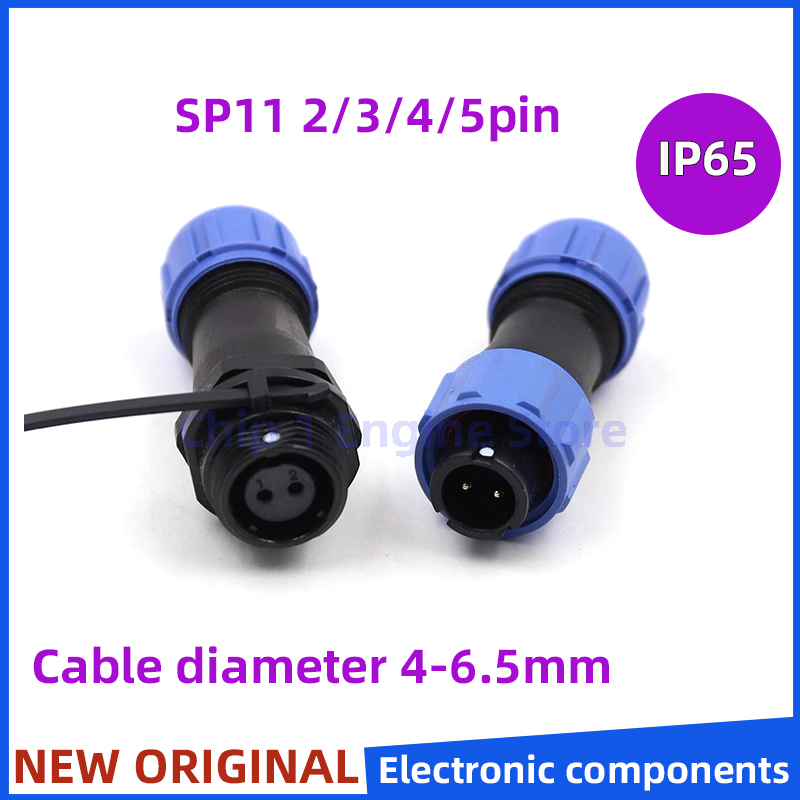 SP11 wasserdichter Luftfahrt-Steckdosenstecker SP1110 2/3/4/5-poliger Kabel-Stumpfbuchse, Anti-Leckage-Stecker IP68