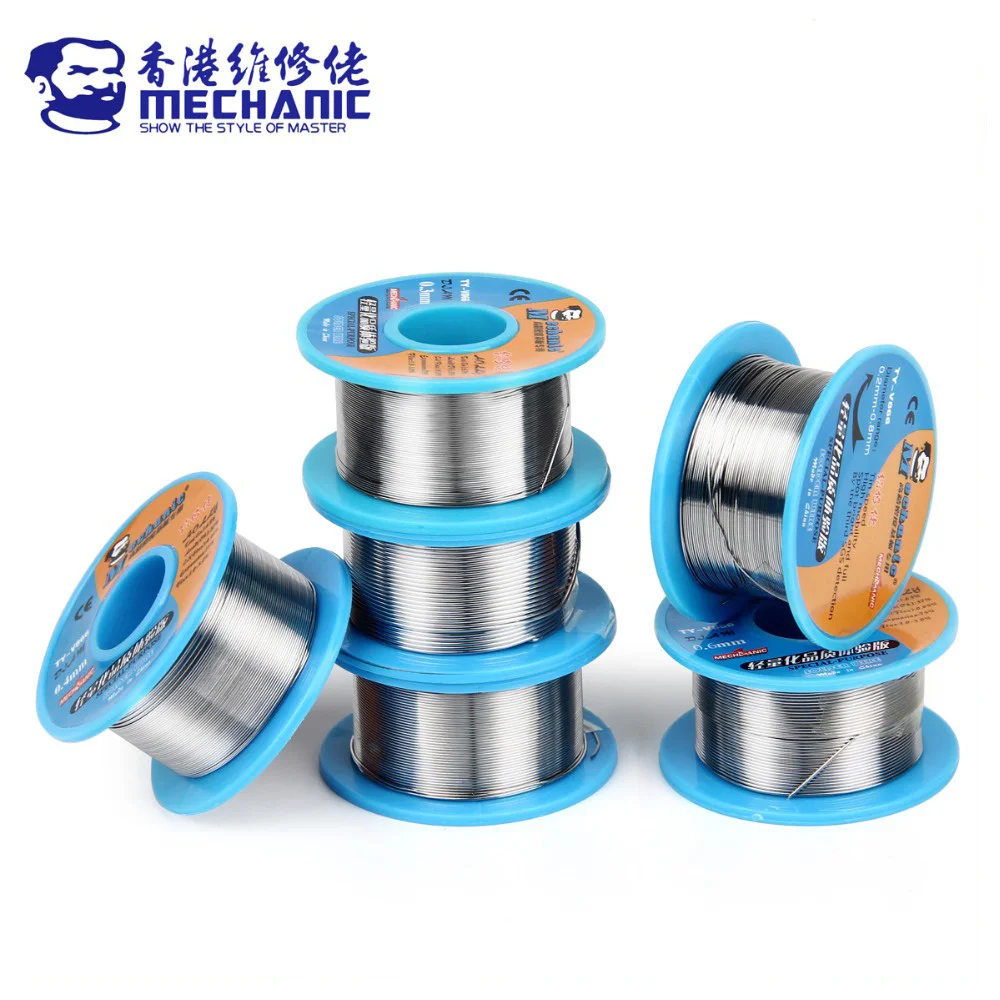 MONTEUR TY-V866 40g63%/37% Sn/Pb Rosin Core 183 ℃   Smeltpunt 0,2 mm tot 1,2 mm soldeerdraad lasflux 1,0-3,0% ijzeren kabelhaspel