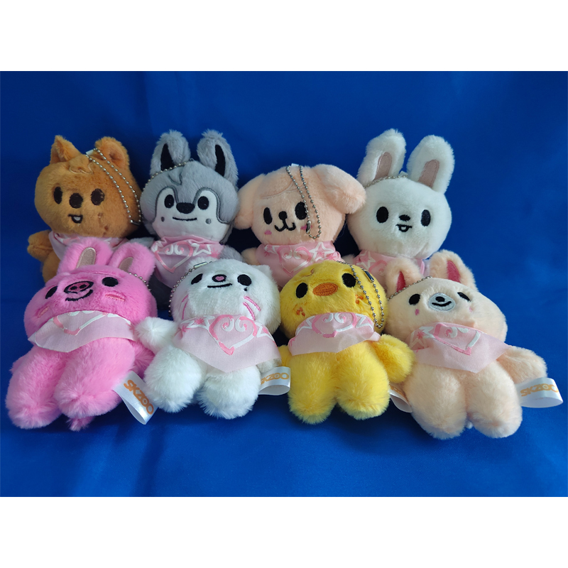 Skzoo Kpop漫画ぬいぐるみ人形おもちゃかわいいJYP大人KZファンキーホルダーペンダント子供ギフトソフトステイプラッシュ