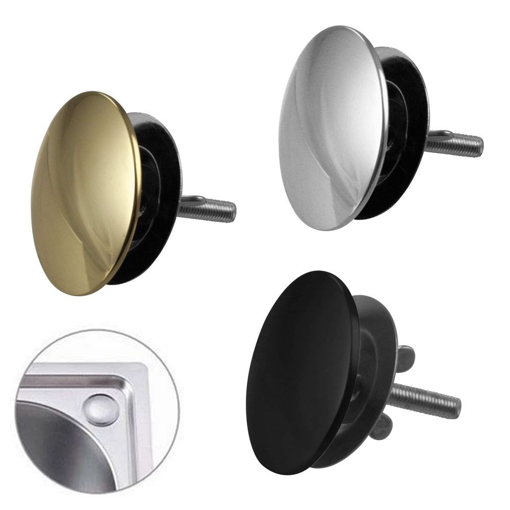 Tapa Universal de acero inoxidable para fregadero, tapón de fregadero para encimera de cocina, color negro mate