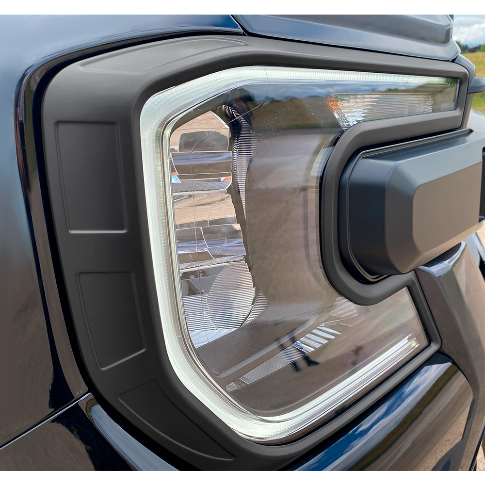 ฝาครอบไฟหน้าสำหรับ Ford Ranger Raptor 2023 2024แต่งรถอุปกรณ์เสริมของเจนเนอเรชันถัดไป