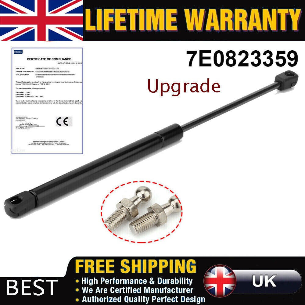 Elevador de capó para VW T5 TRANSPORTER CARAVELLE 2003- 2015 T5.1, puntal de GAS x2, pasadores de bola