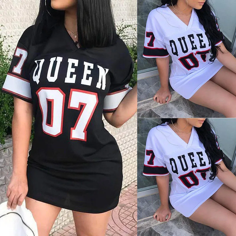 ヨーロッパとアメリカの CloThing 夏 07 レター プリント ミッドレングス T シャツ V 肌に優しいミルク シルク カラー プルオーバー ショート スリーブ...