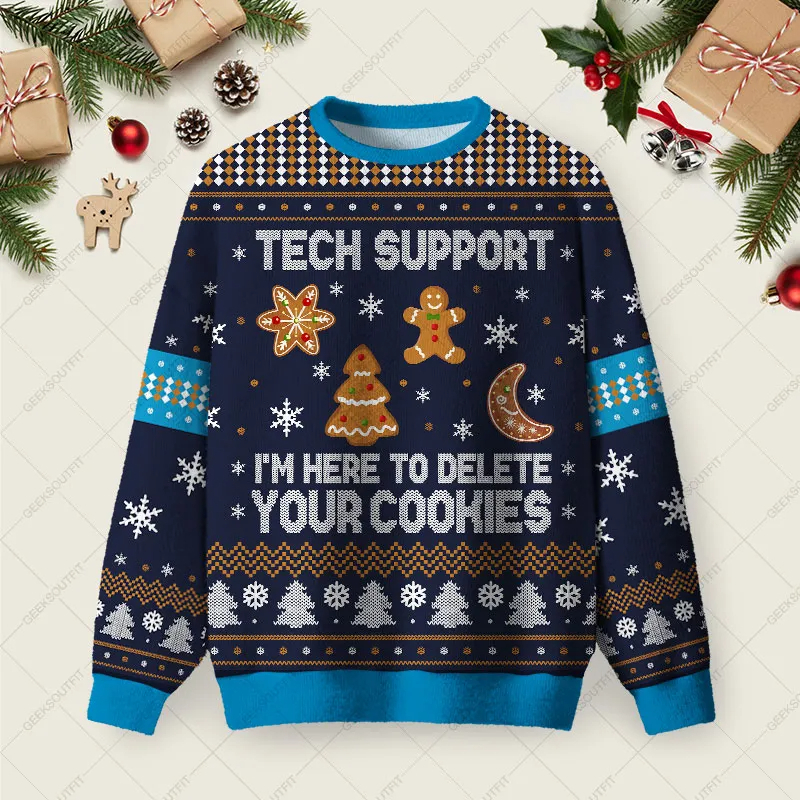 Sudaderas con estampado 3D de hombre de jengibre, suéter navideño feo de Papá Noel divertido, jersey de Navidad Unisex, ropa informal 2026