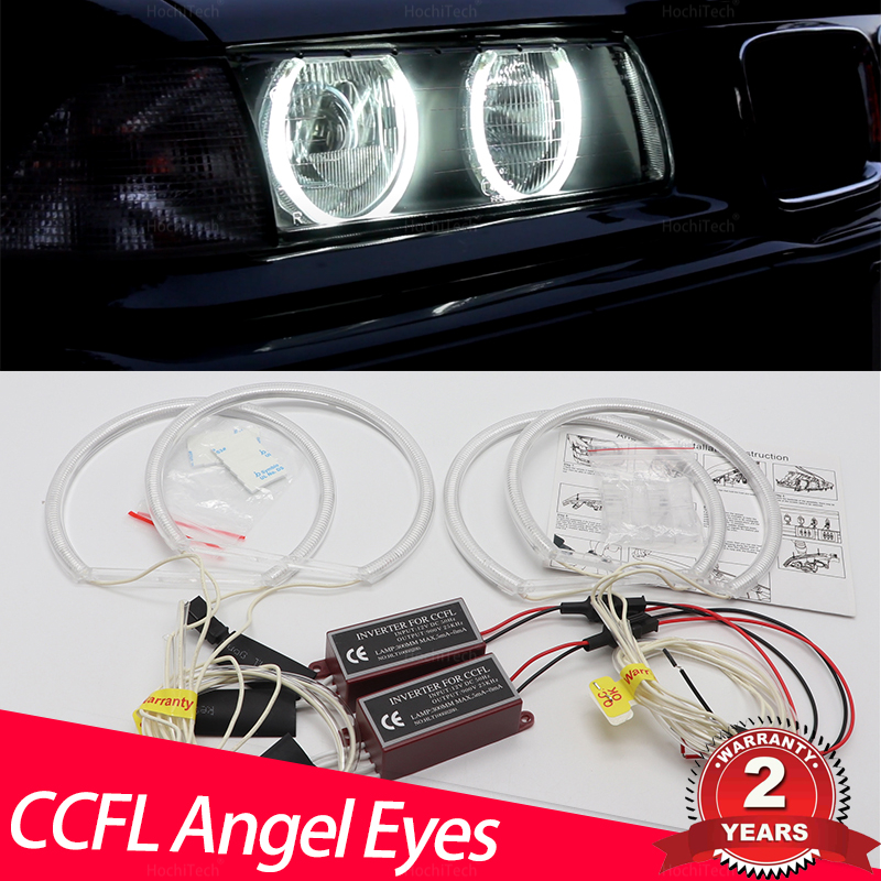 Для BMW 3 серии E36 316i 318i 318is 320i 323i 325i 328i 318tds 1990-2000 отличные ультра яркие CCFL комплект с ангельскими глазами кольца