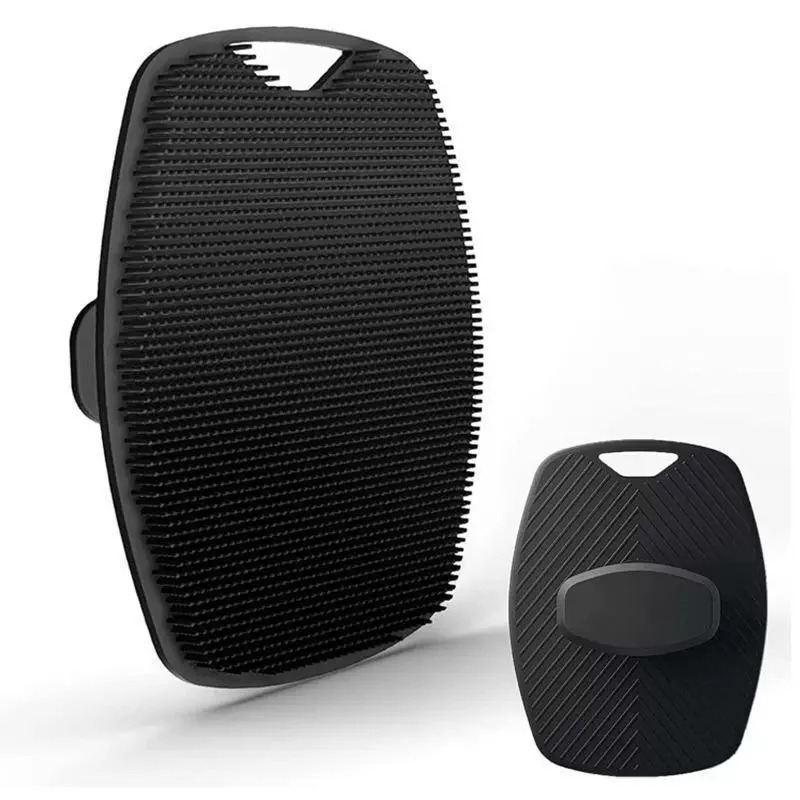 Nuevo Cepillo de baño de masaje, cepillo de baño ovalado, cepillo de baño de cerdas suaves, cepillo de baño de silicona Unisex