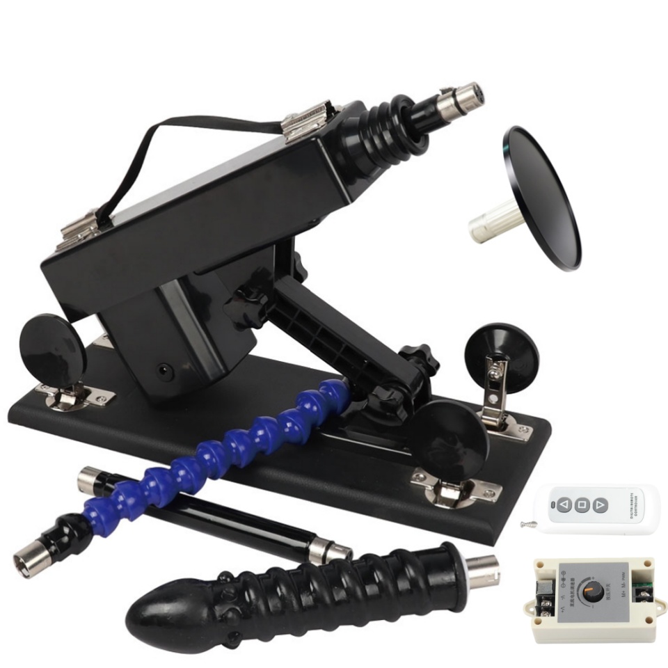 FREDORCH Sex Machine pour femme et homme, pistolet de pompage télécommandé, masturbateur réglable avec 3XLR, jouets sexuels, produit sexuel pour adultes