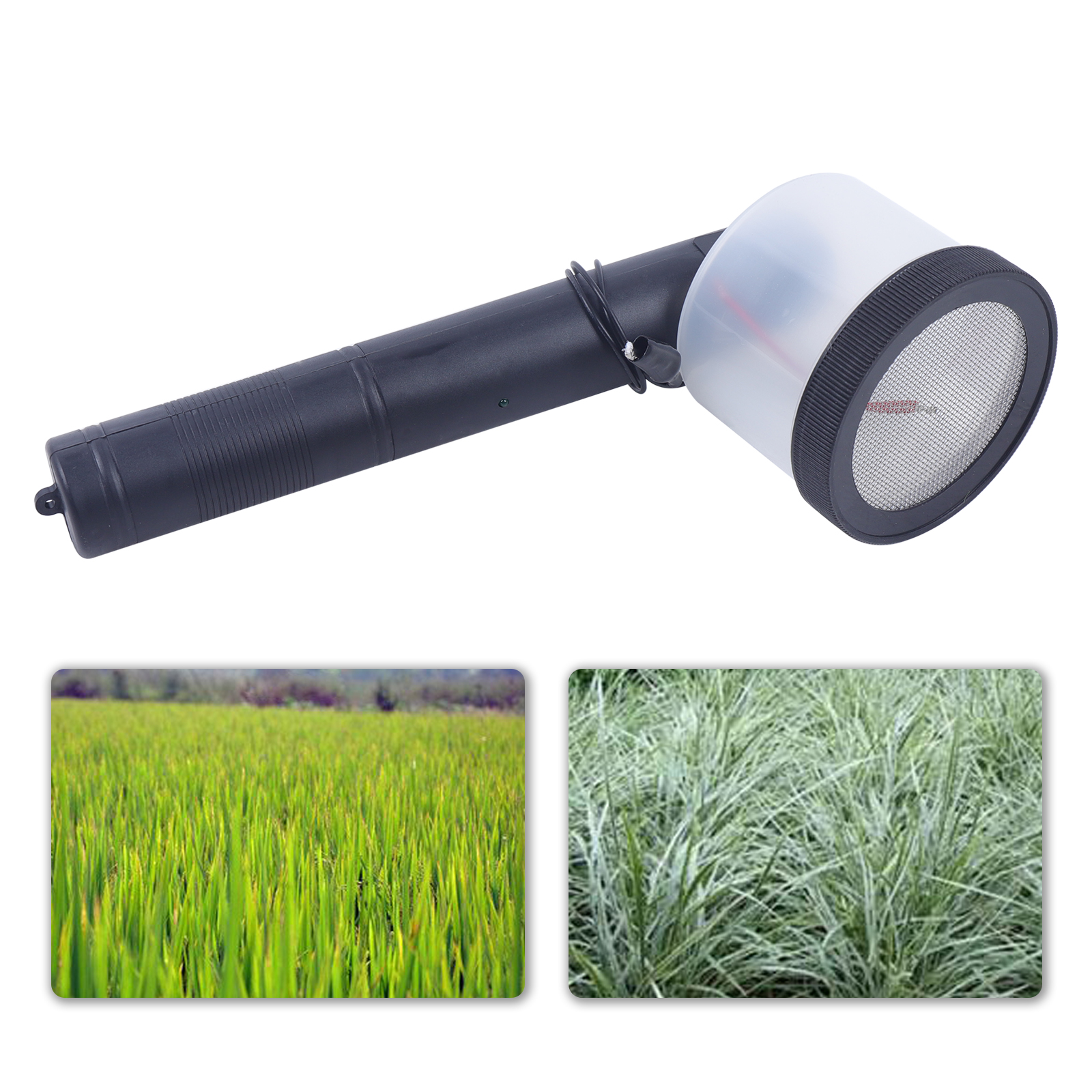 Rumput statis Mini Flocking ABS aplikator rumput perangkat rumput mikro untuk lanskap serat rumput statis