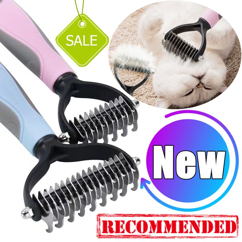 Nuevo Cepillo Profesional para Eliminar el Pelo de Mascotas, Herramienta de Aseo para Perros, Recortador de Pelo para Cachorros, Peines para Recortar el Pelo de Mascotas