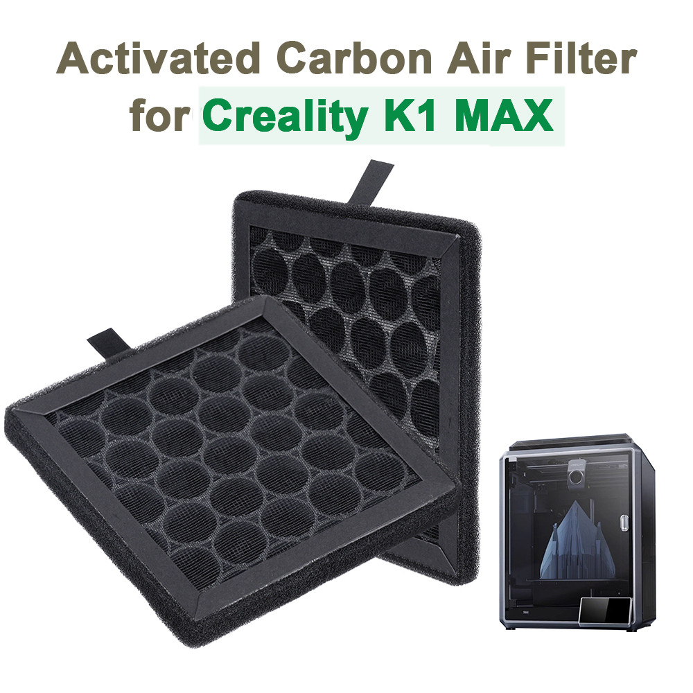 Dla Creality K1 Max wymiana filtr powietrza z węglem aktywnym bawełniany filtr z węglem aktywnym dla K1 MAX akcesoria do drukarek 3D