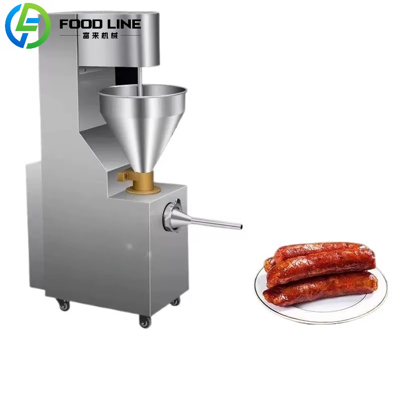 Custom Automatic Electric Sausage Filler Machine Vertical Stainless Steel Meat Grinder Pork Rolls Making Professional Machine