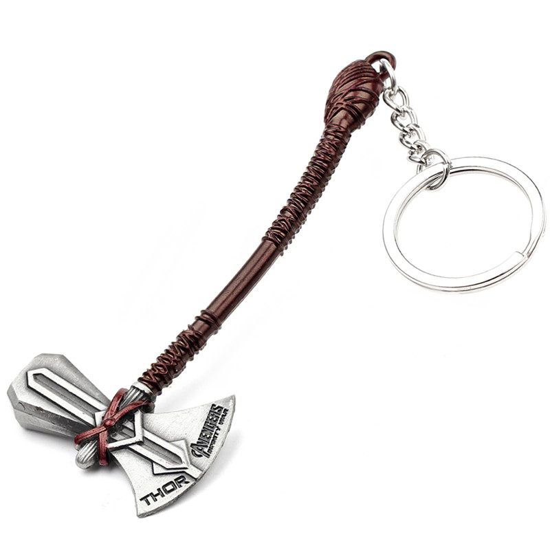 Super-héros Thor tonnerre Cosplay Stormbreaker hache métal porte-clés sac pendentif porte-clés bijoux accessoires accessoire