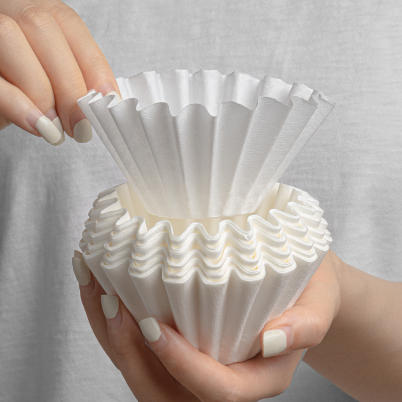 50 Filtros de Papel para Café de Goteo, 50 Hojas; Compatibles con el Goteador de Café B75 y Filtros de Papel para Goteo de 1-2 Tazas