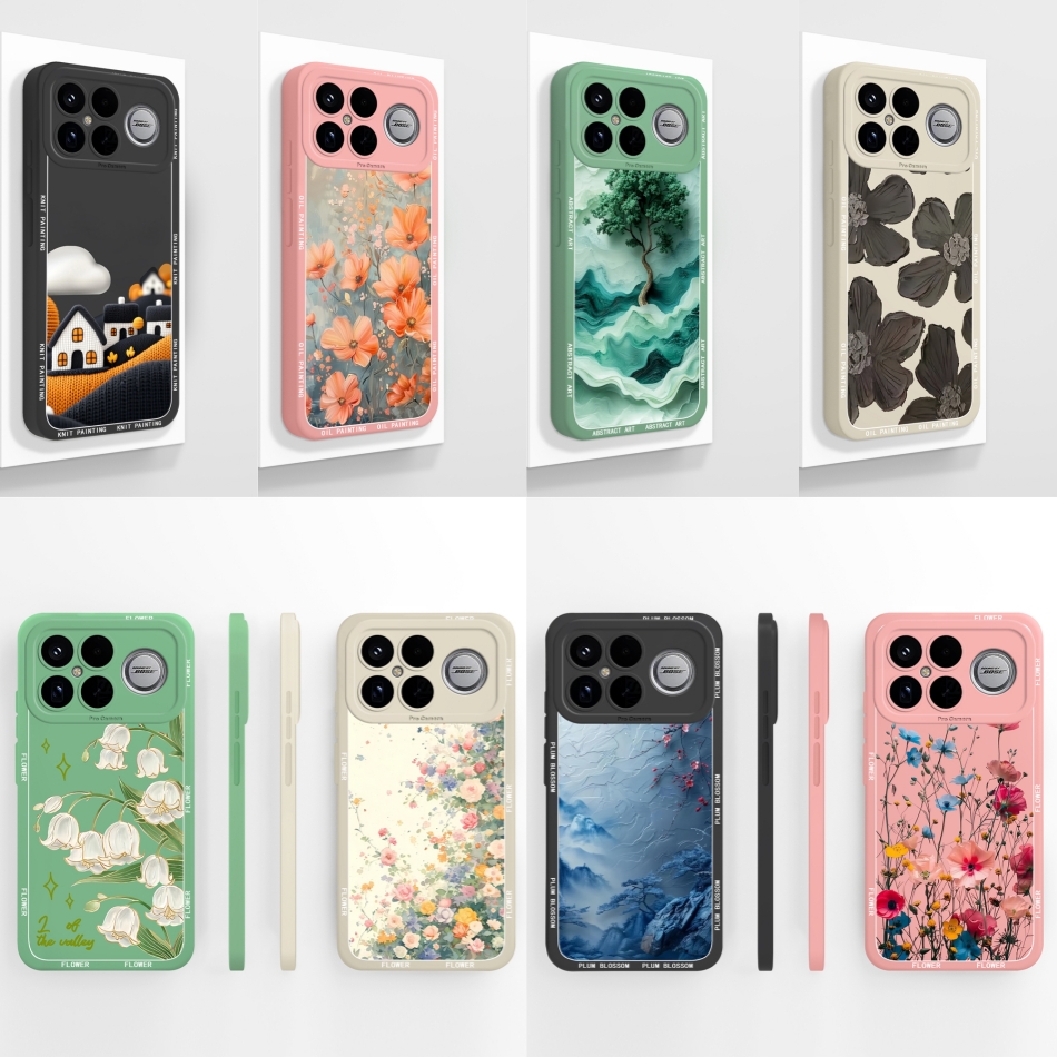 For Poco F8 Ultra Phone Case Gradient Color Lightweight Back Cover For Poco F 8 Ultra Soft Smooth Liquid Silicone Bumper Shell