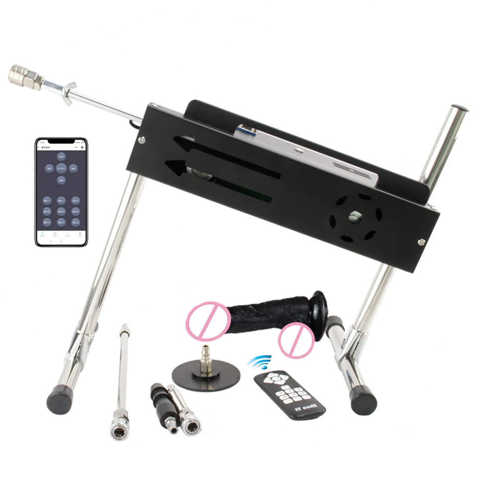 Machine sexuelle sans fil APP 200W avec des fonctionnalités exceptionnelles, puissante, entièrement réglable en toutes positions, sans mouvement arrière, moteur 200W, course de 15 cm