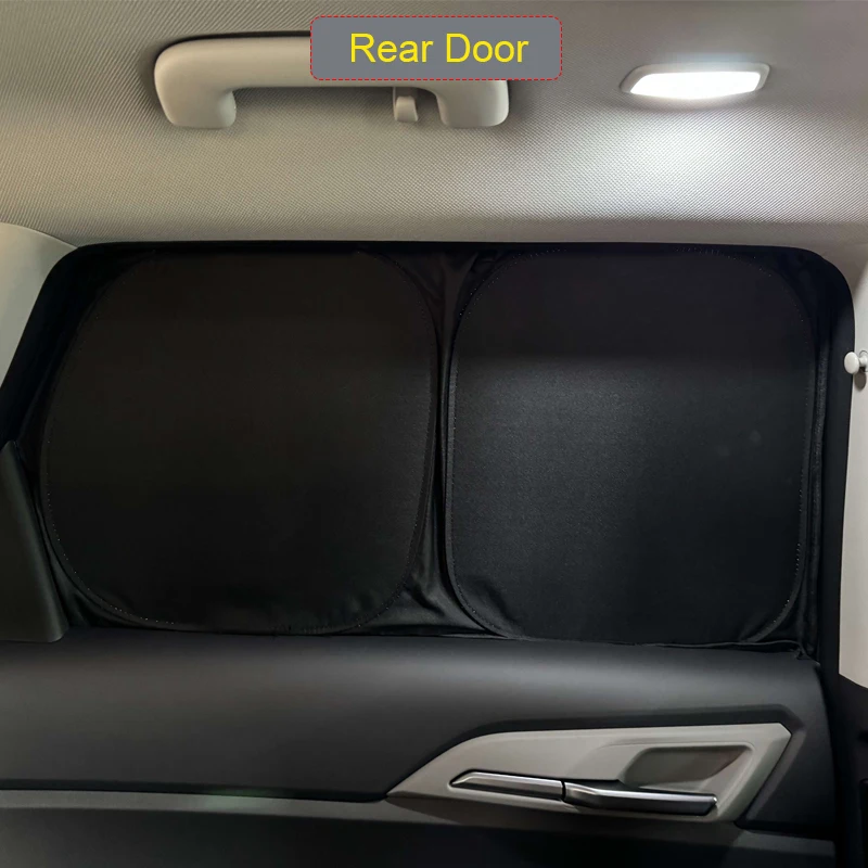 Auto Zwart Anti-Uv Warmte-isolatie Venster Privacy Zonnescherm Voor KIA EV5 OV 2024-Present Auto Bescherm Cover interieur Accessoire