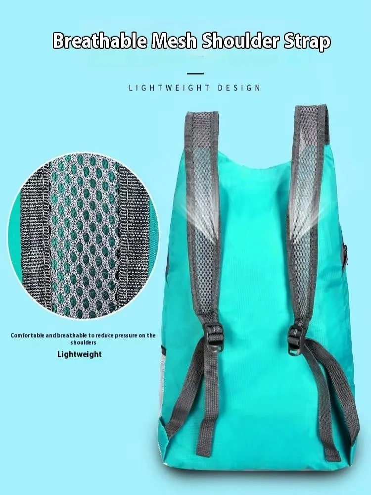 Ultralight Waterproof Folding Backpack - High-Volume Portable Travel Bag Lightweight Outdoor Sports Daypack for Men And Women