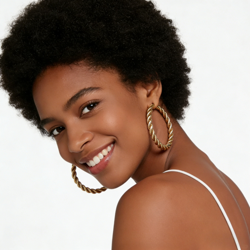 Peruka Afro Kinky Curly Pixie z Włosów Naturalnych, Krótka Kręcona Peruka z Włosów Naturalnych Wykonana Maszynowo dla Kobiet, Miękka i Minimalnie Wypadająca z Włosów Naturalna B