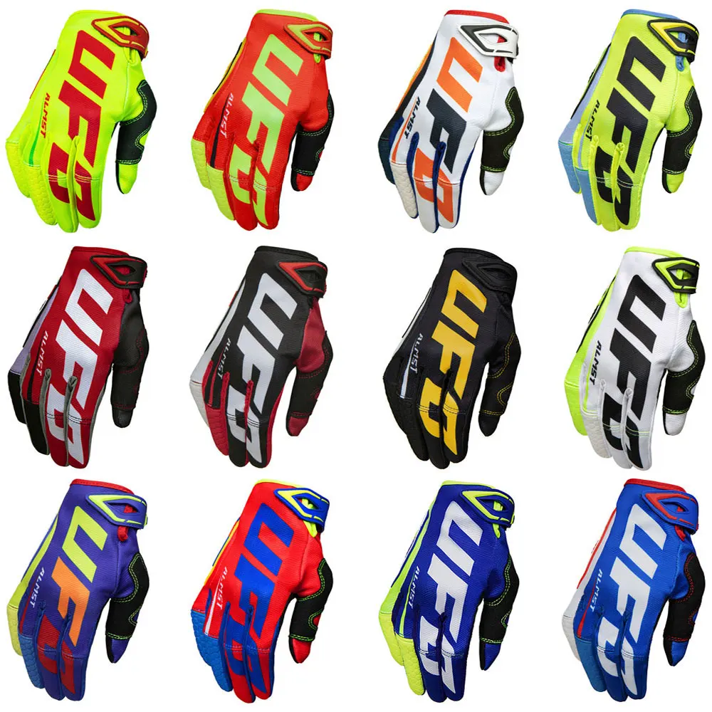 UFO Almst Off-Road rękawice motocyklowe Enduro odporne na wstrząsy męskie wyścigi Guantes Moto Cross Luvas motocykl MX ATV rękawice na lato