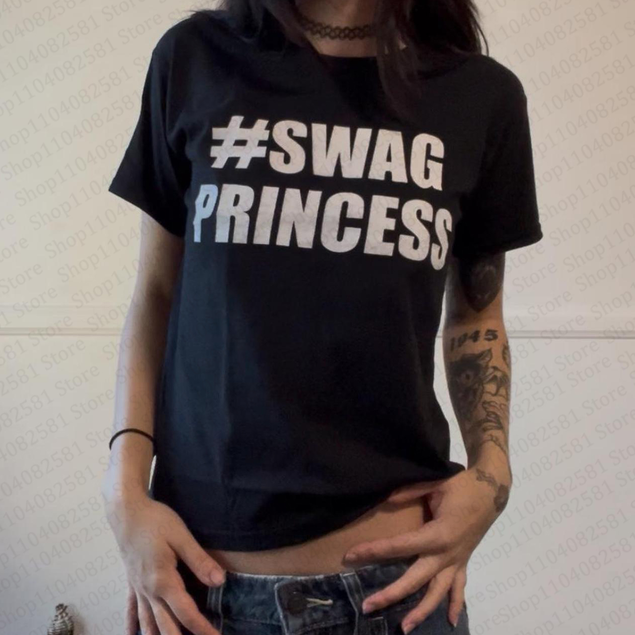 美的 カワイイ服 レトロ レディース 90年代 カットトップ レディース ベビーレター Tシャツ Y2k ファッション カジュアル 2000年代 トップ エモガール 原宿