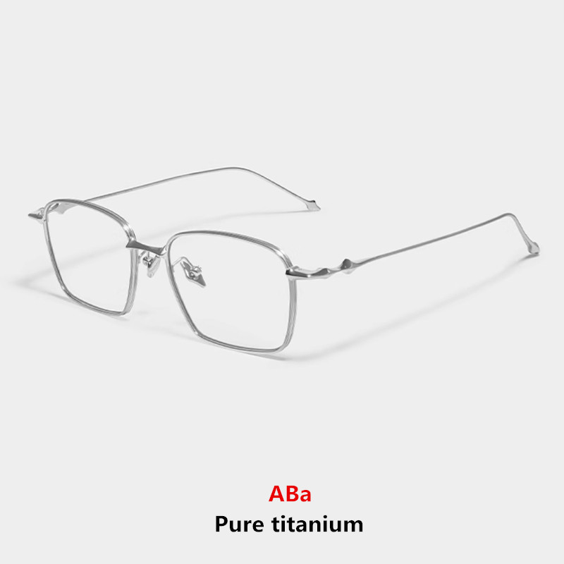 2025 baru bingkai kacamata optik Pria Wanita Korea Kacamata Frame ABA Titanium kacamata Retro resep kacamata miopia membaca