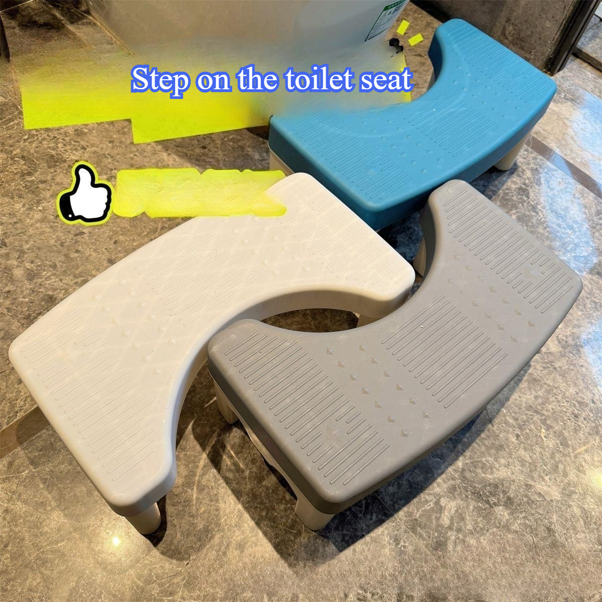 Reposapiés, taburete para inodoro, taburete para inodoro para adultos, reposapiés para niños, taburete para inodoro, artefacto para sentarse en el suelo