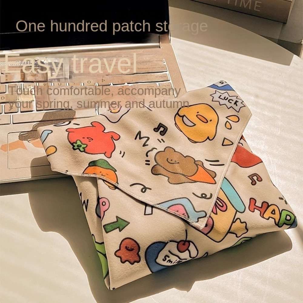 Bolsa de cosméticos plegable fantástica, tela mágica, cien parches, cámara de tela para iPad, bolsa de almacenamiento, cubierta protectora reutilizable, novedad de 2026