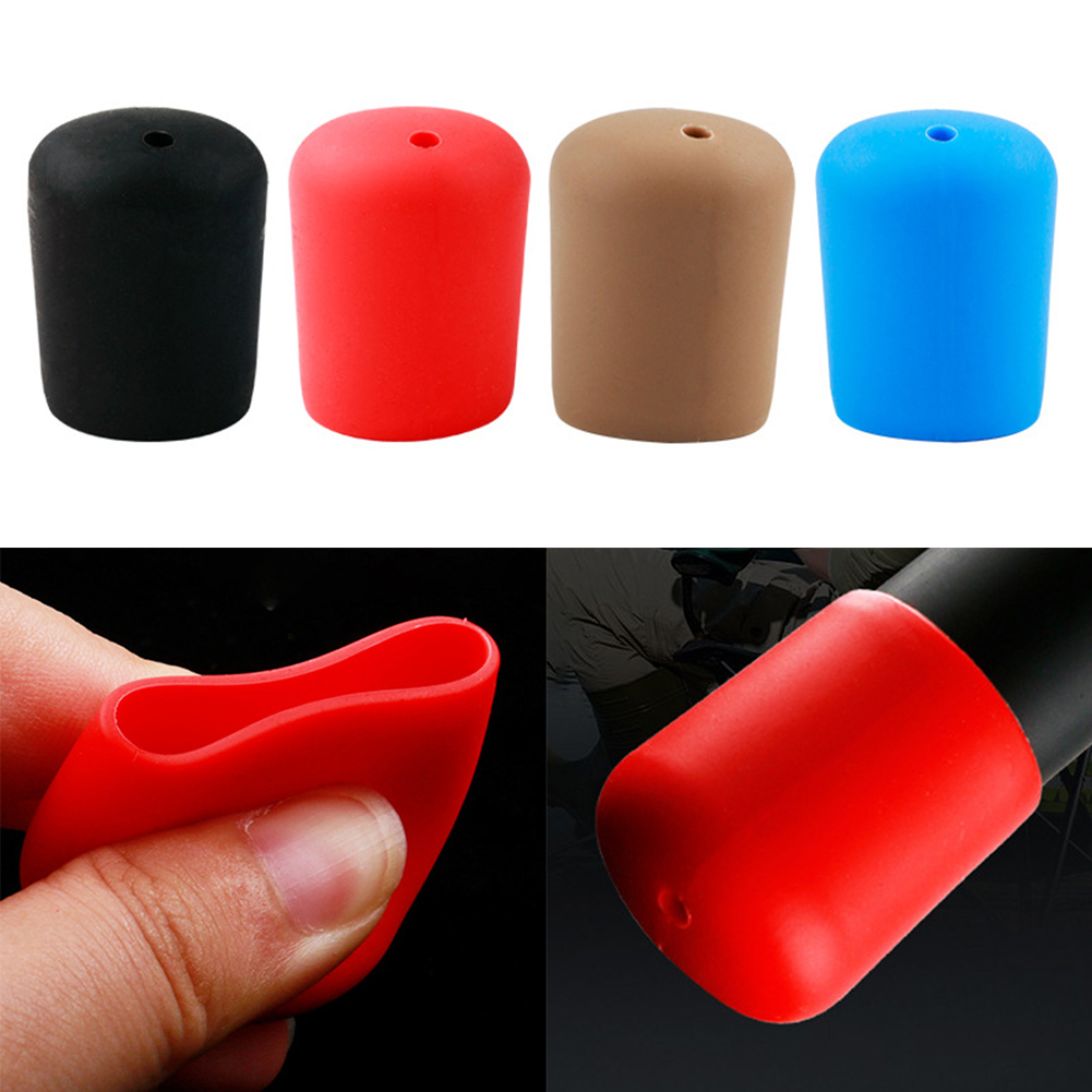 Tappo terminale per canna da pesca Custodia protettiva per manico per canna da pesca Protezione inferiore per canna da richiamo in silicone Accessori per la pesca
