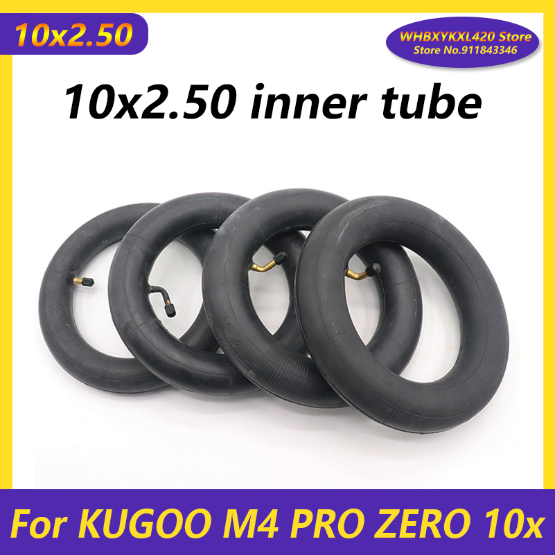 ยางในสกู๊ตเตอร์ไฟฟ้าขนาด 10 นิ้ว 10X2.50 10x2.5 255x80 สำหรับ KUGOO M4 PRO Zero 10x อุปกรณ์เสริม