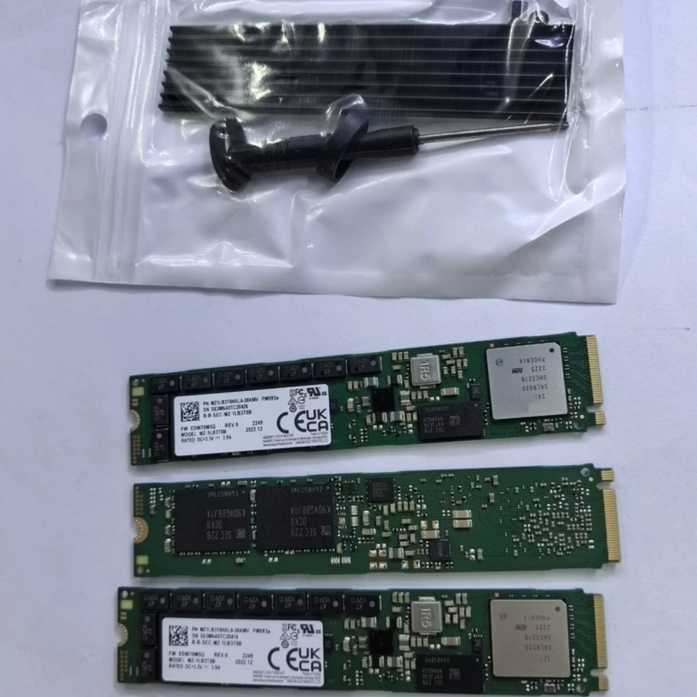 Original PM983 900G 1.92T 3.84T M.2 NVME pcie3.0 Enterprise Unidade de estado sólido interno 22110 Gen3 x4 para servidor Samsung