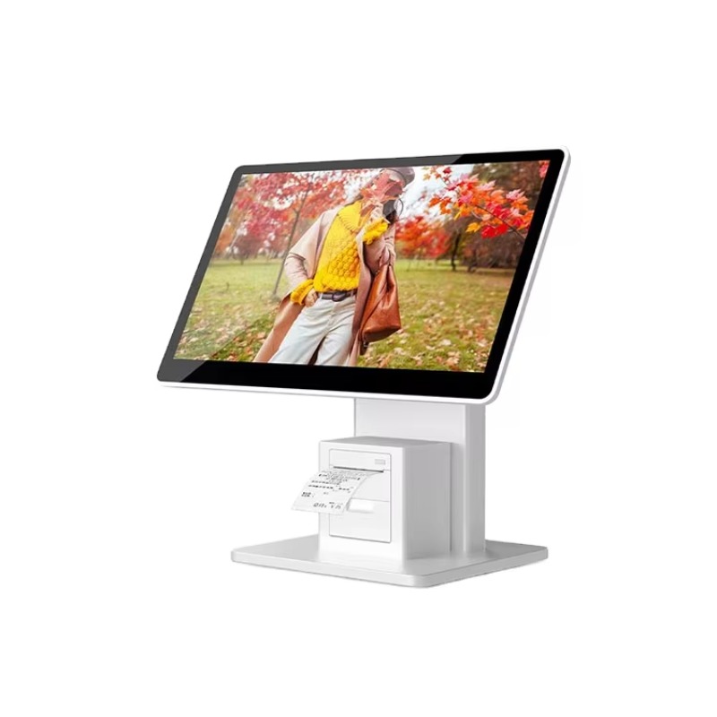 Jepower 15.6インチAHD 16点タッチスクリーンシステム Android搭載キャッシャーPOS 58mmプリンター搭載 レストラン向け費用対効果の高いPOSシステム