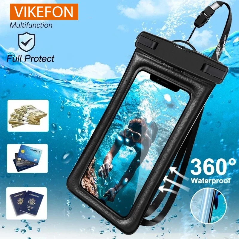 Funda impermeable flotante para teléfono, funda para iPhone 15, 14, 13, 12 Pro Max, Samsung S23, S22, Xiaomi 13, Huawei P30, 20 Lite