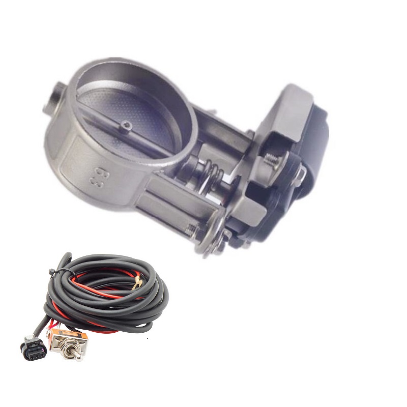 Katup kontrol knalpot, katup pemotong knalpot listrik 2 "/2.36"/2.5 "/2.75"/3.5 "inci dengan kontrol sakelar